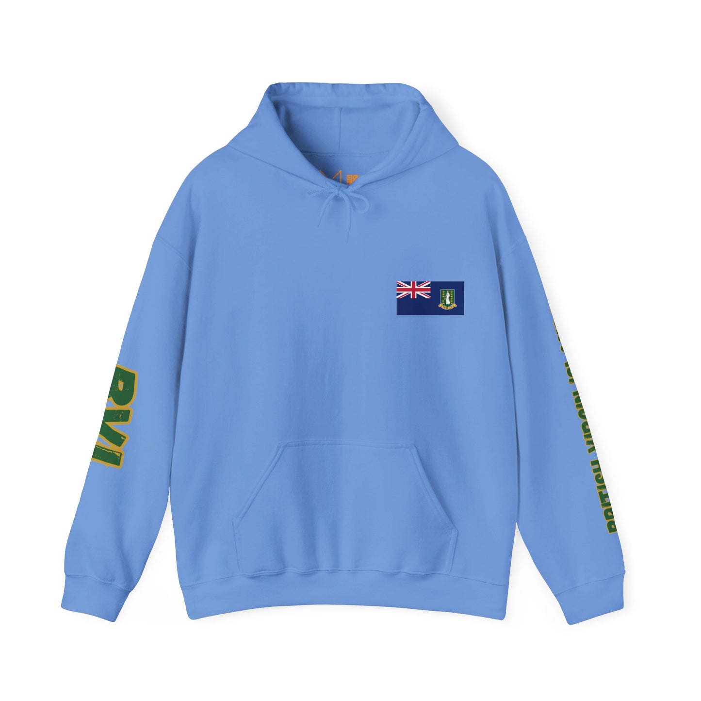 British Virgin Islands Flag Unisex Hoodie - Caribbean - Island Territory