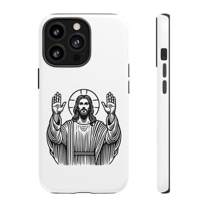 Jesus Phone Case - Simple yet Protective - iPhone- Samsung Galaxy - Google Pixel