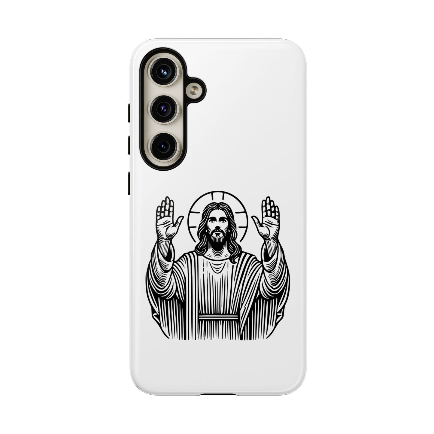 Jesus Phone Case - Simple yet Protective - iPhone- Samsung Galaxy - Google Pixel