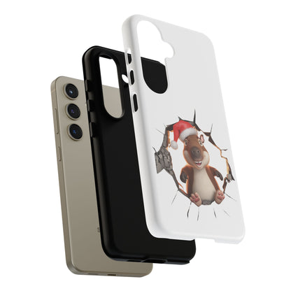 Christmas Capybara Santa Tough Phone Case