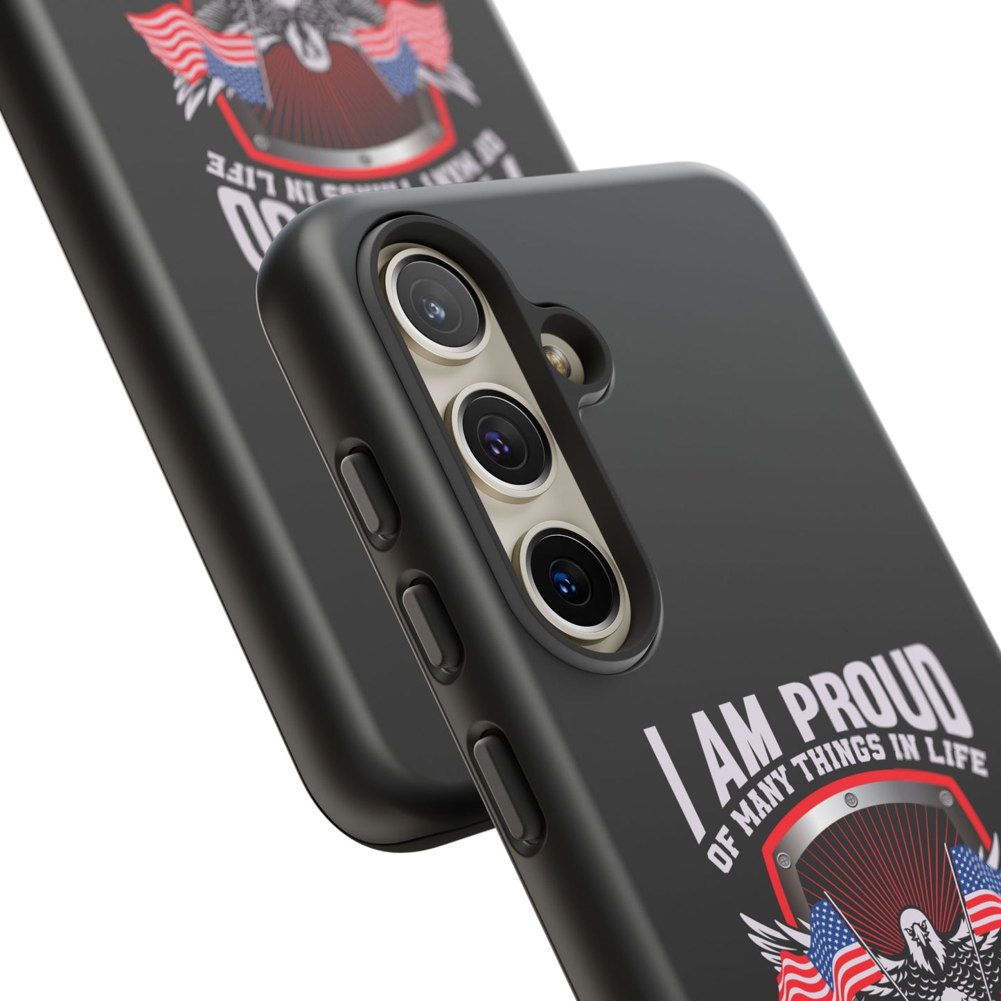 Proud American Patriot Phone Case - I Am Proud Design - iPhone- Samsung Galaxy - Google Pixel