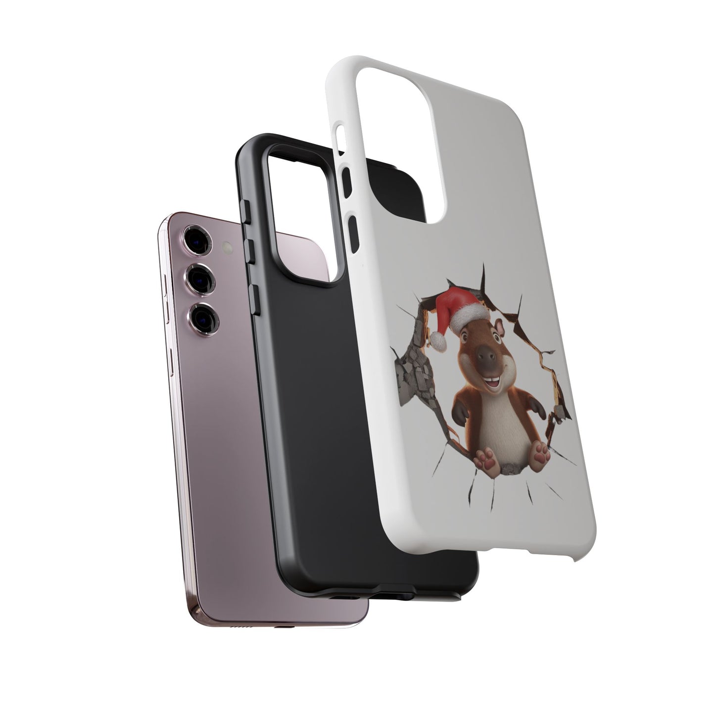 Christmas Capybara Santa Tough Phone Case