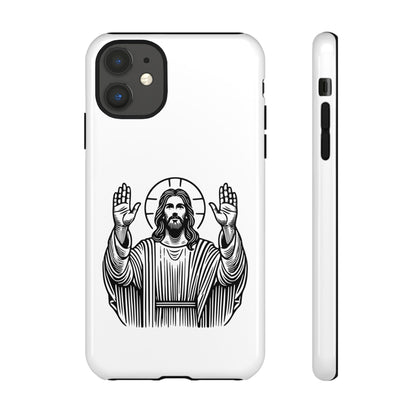 Jesus Phone Case - Simple yet Protective - iPhone- Samsung Galaxy - Google Pixel