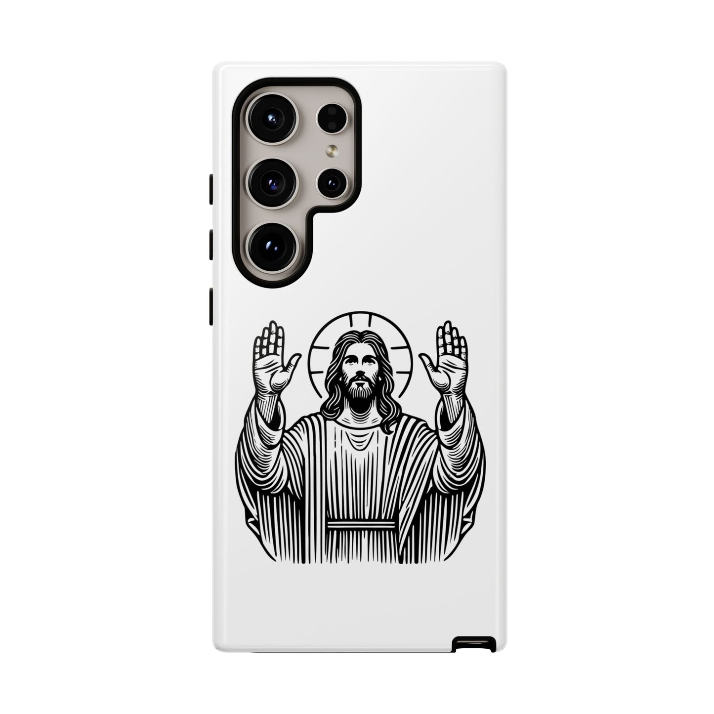 Jesus Phone Case - Simple yet Protective - iPhone- Samsung Galaxy - Google Pixel