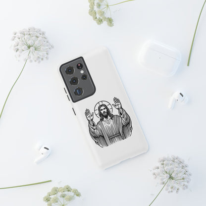 Jesus Phone Case - Simple yet Protective - iPhone- Samsung Galaxy - Google Pixel