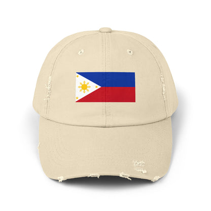 Philippines Flag Distressed Cap - Unisex Casual Hat - Asia