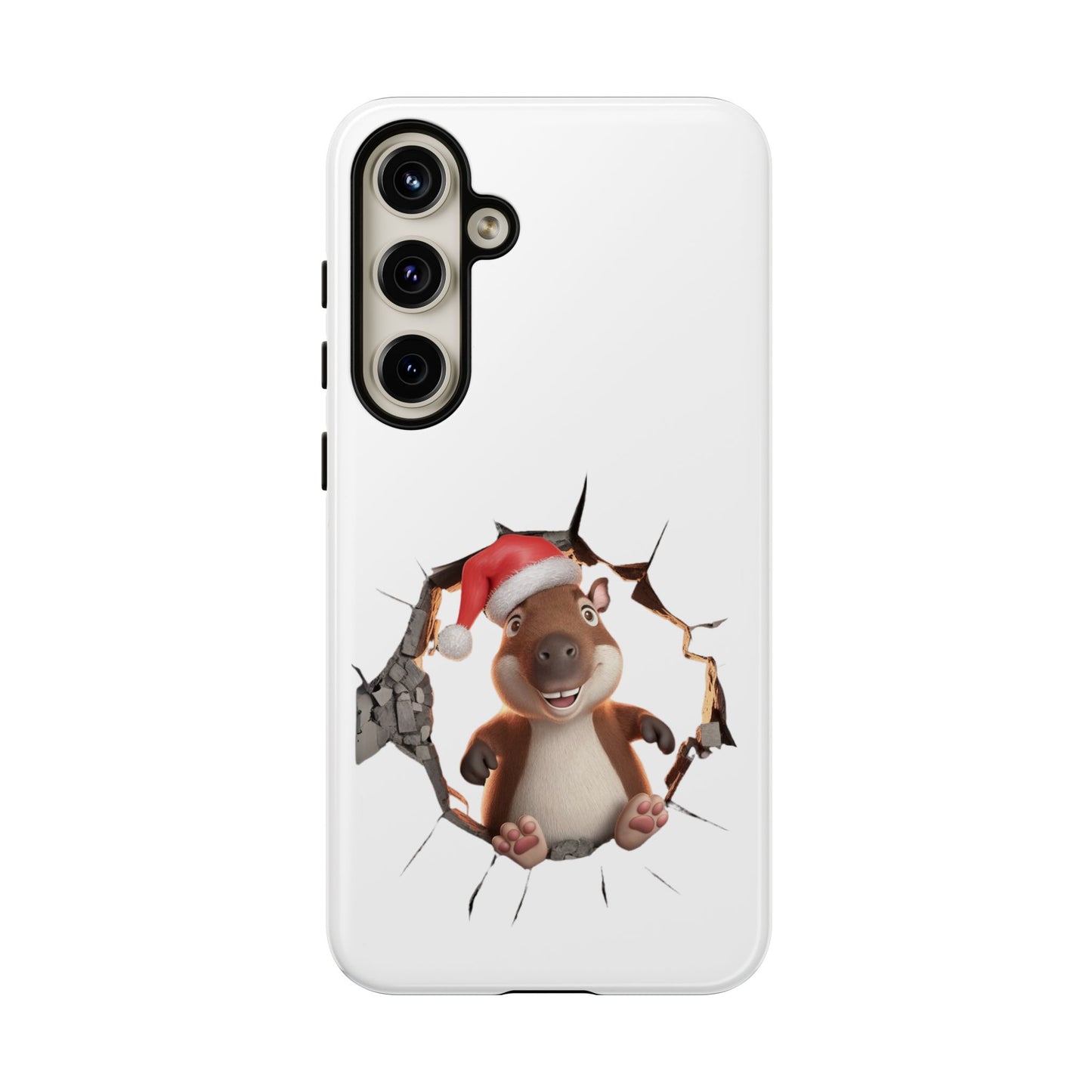 Christmas Capybara Santa Tough Phone Case