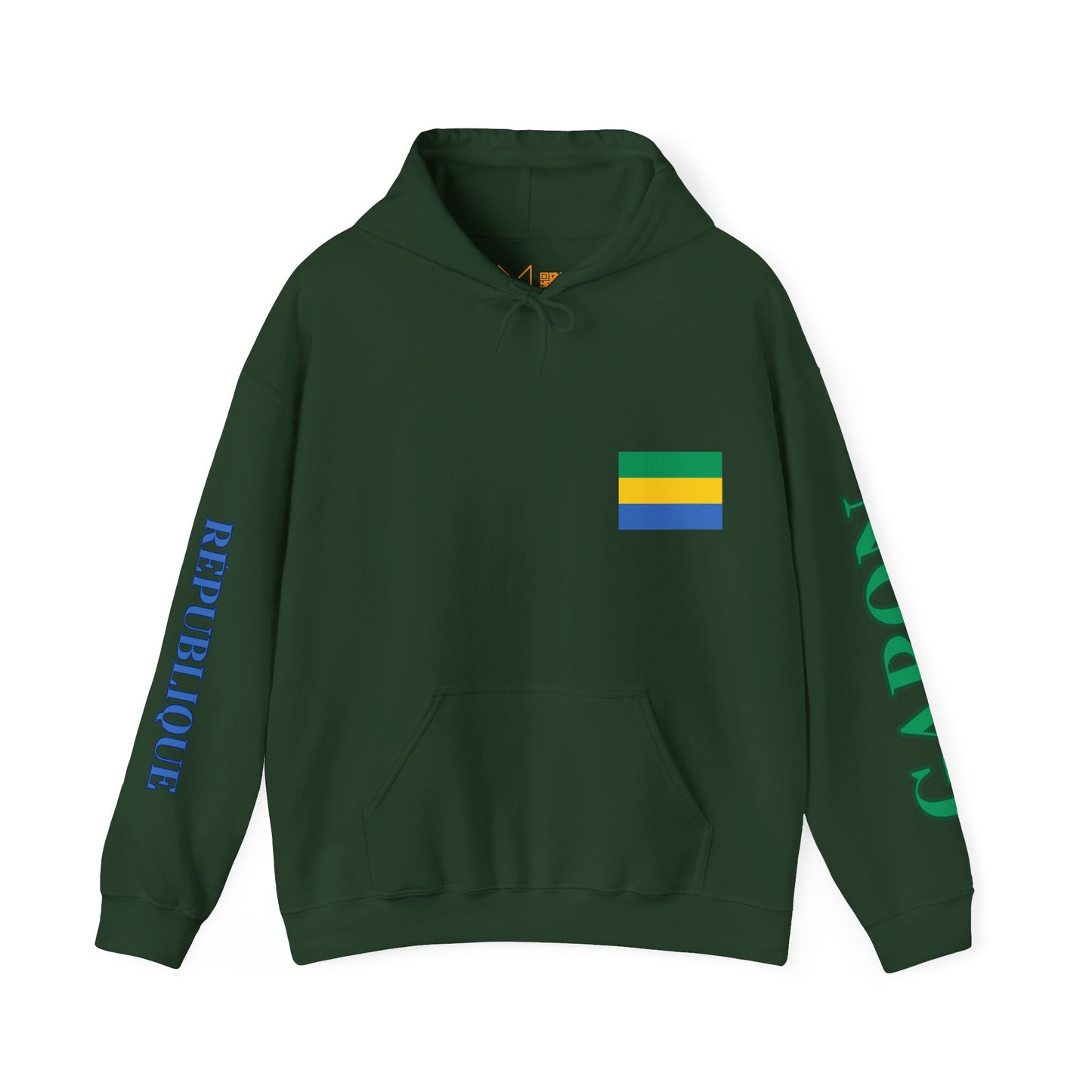 Gabon Unisex Hooded Sweatshirt - Africa