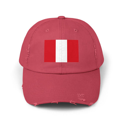 Peru Flag Cap - Unisex Casual Hat - South America