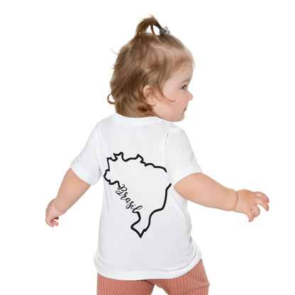 Adorable Brazilian Vibes Baby T-Shirt (3-24 Months) - Mini Brasil