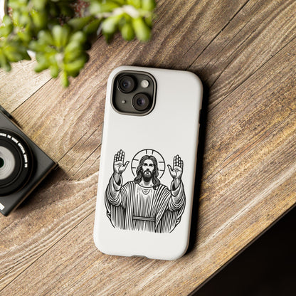 Jesus Phone Case - Simple yet Protective - iPhone- Samsung Galaxy - Google Pixel