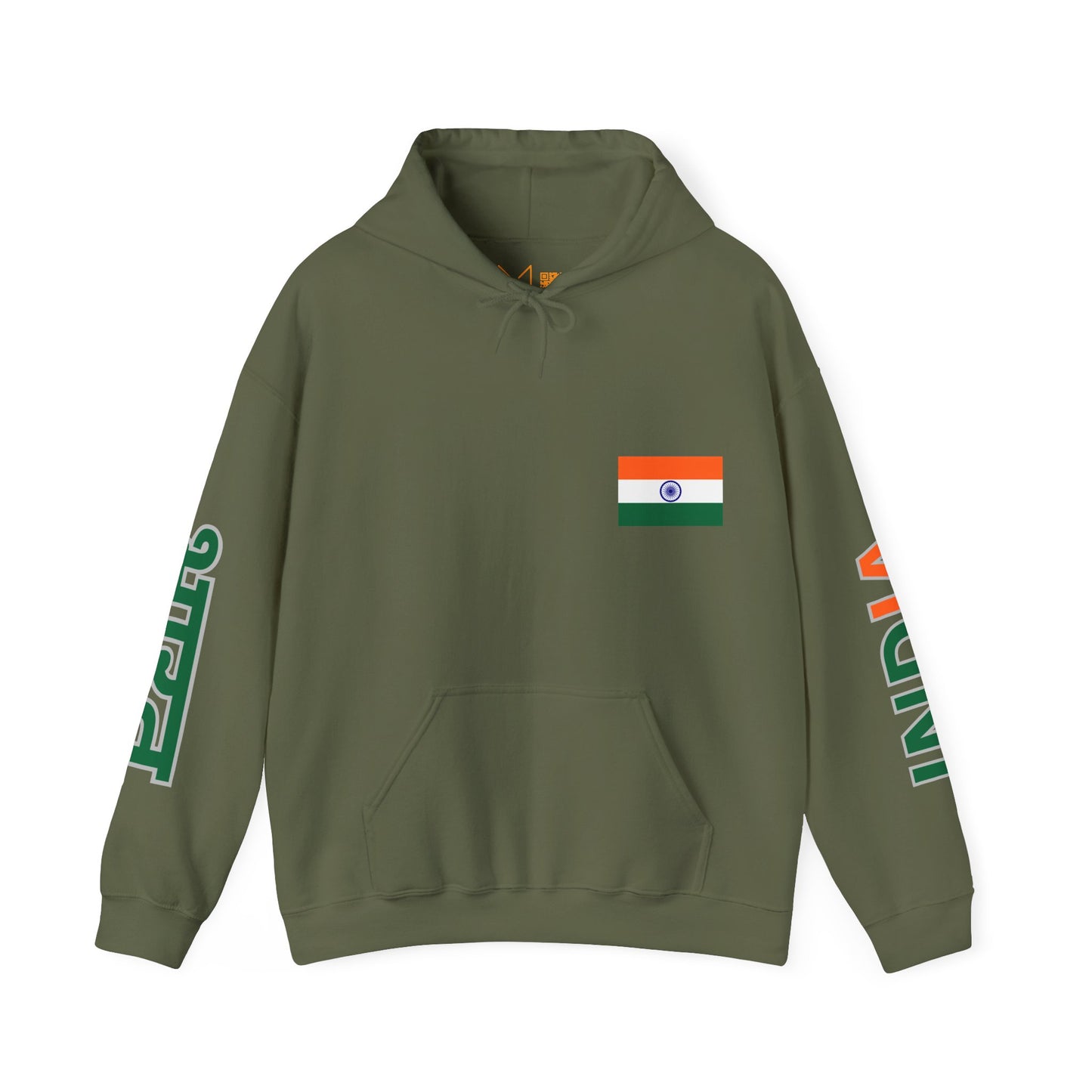 India Unisex Hooded Sweatshirt - Asia