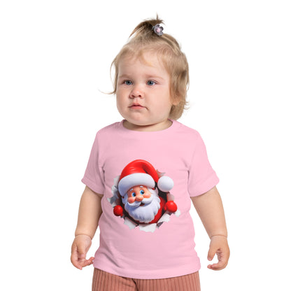 Cute Santa Baby T-Shirt for Christmas - 3 to 18 month old