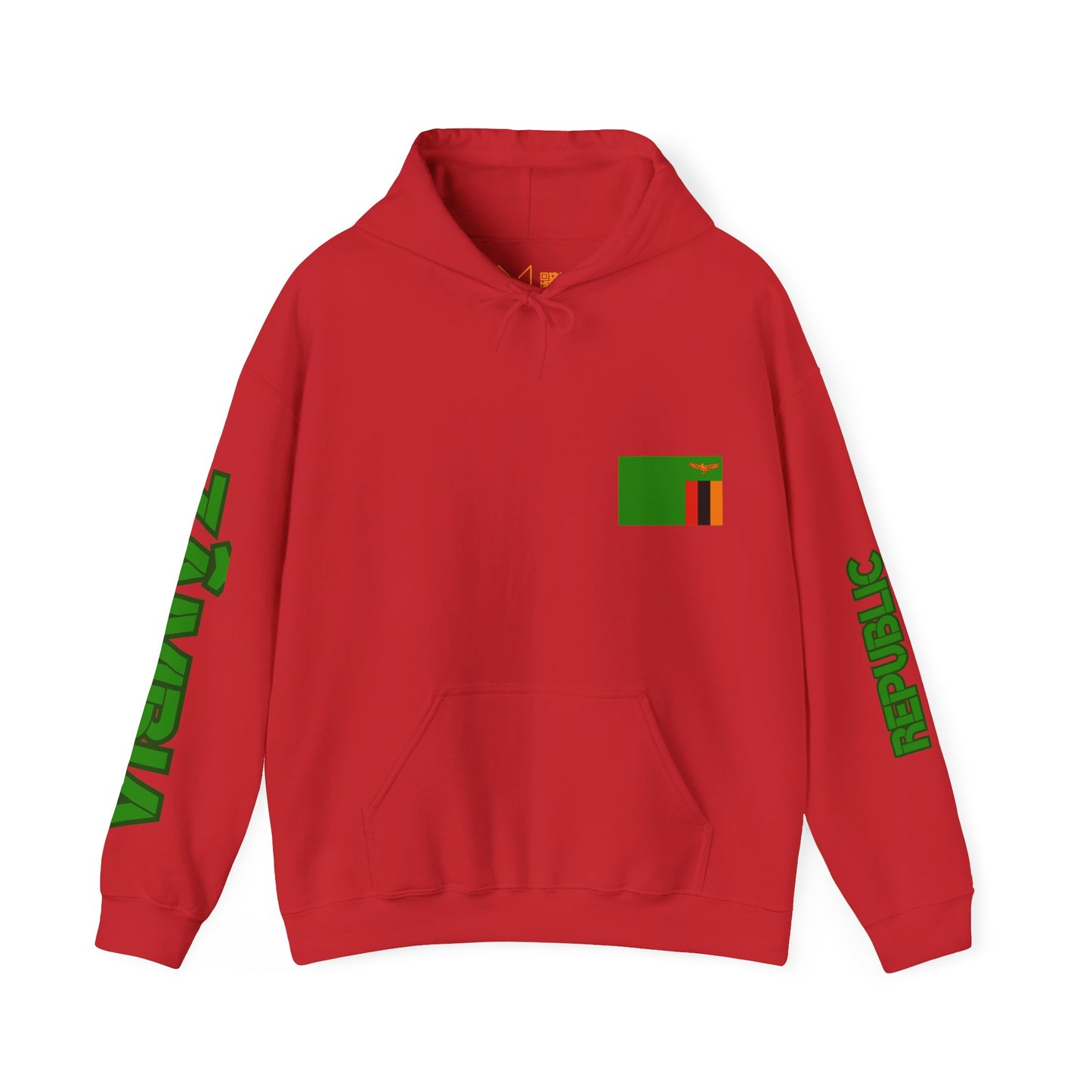 Zambia Unisex Hooded Sweatshirt - Africa