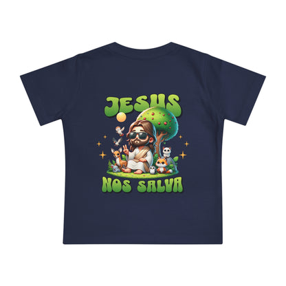 "Jesus Me Salva" Baby T-Shirt - 3-24 Months