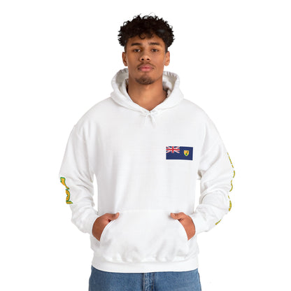 Turks and Caicos Islands Flag Unisex Hoodie - Caribbean - Island Territory