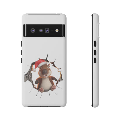 Christmas Capybara Santa Tough Phone Case