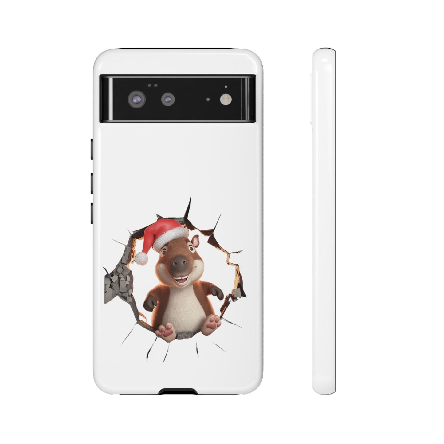 Christmas Capybara Santa Tough Phone Case