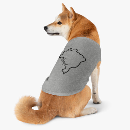 Pet Tank Top - Silhueta Brasil