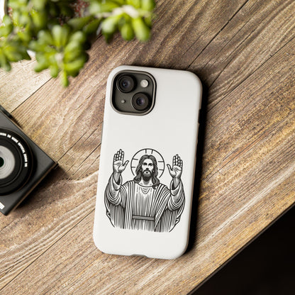 Jesus Phone Case - Simple yet Protective - iPhone- Samsung Galaxy - Google Pixel