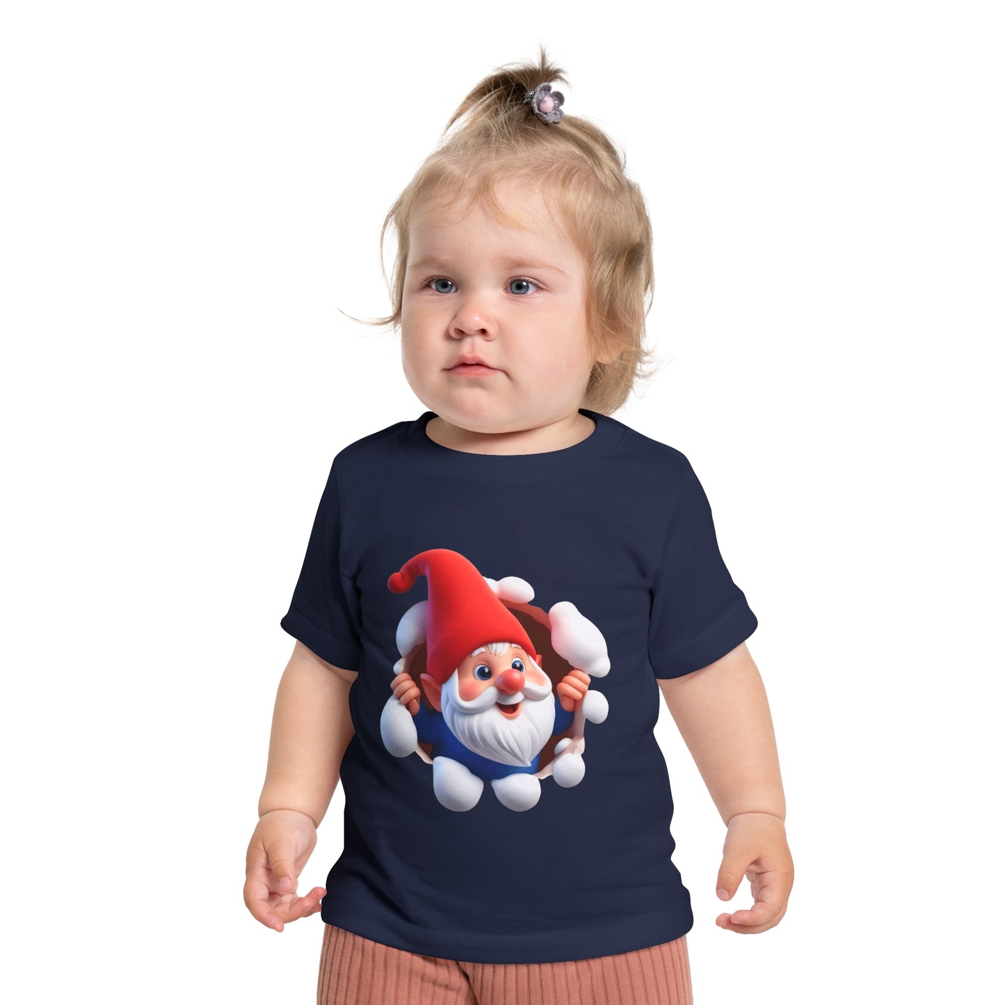 Cute Gnome Baby Short Sleeve T-Shirt - Christmas - 3 to 18 months