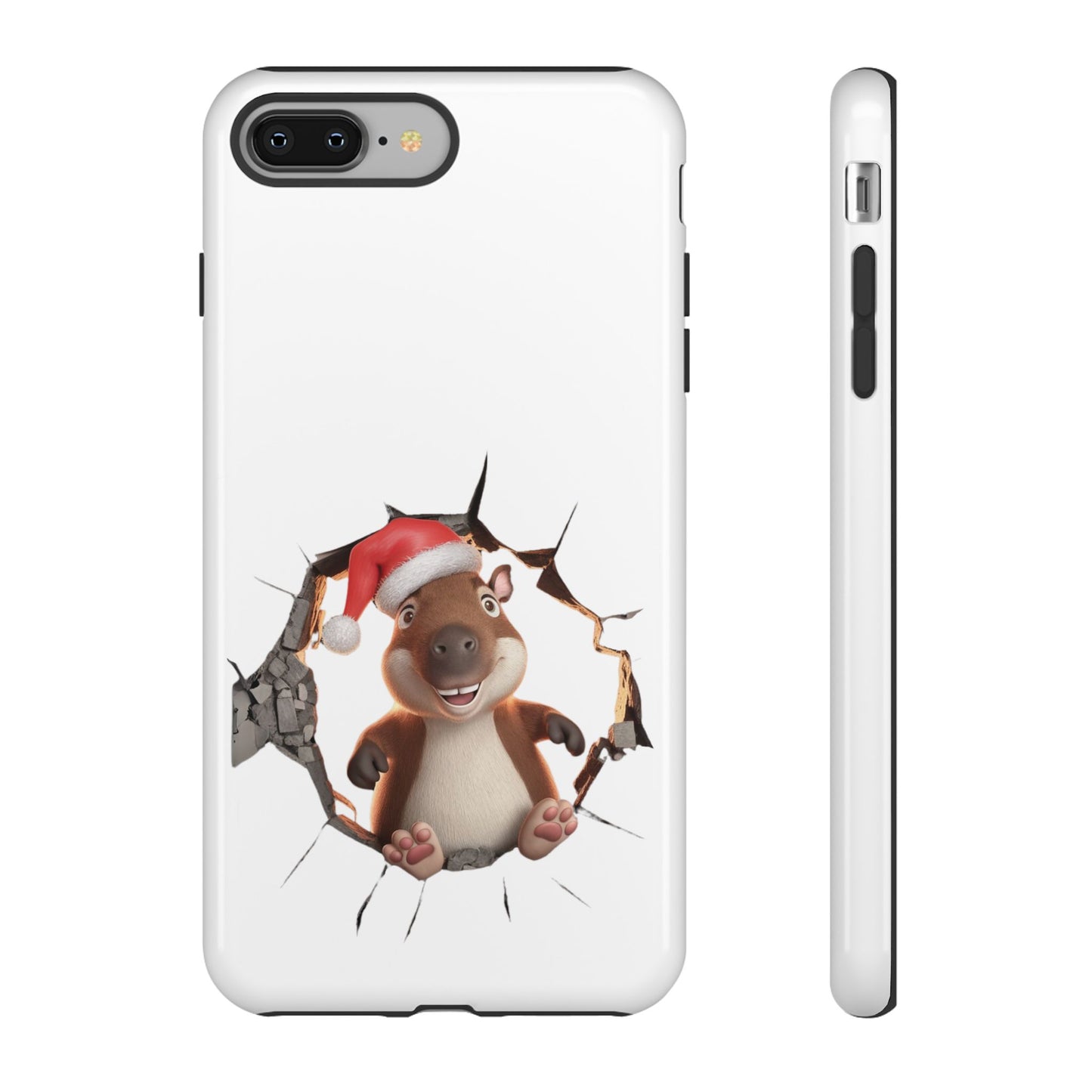 Christmas Capybara Santa Tough Phone Case