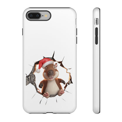 Christmas Capybara Santa Tough Phone Case