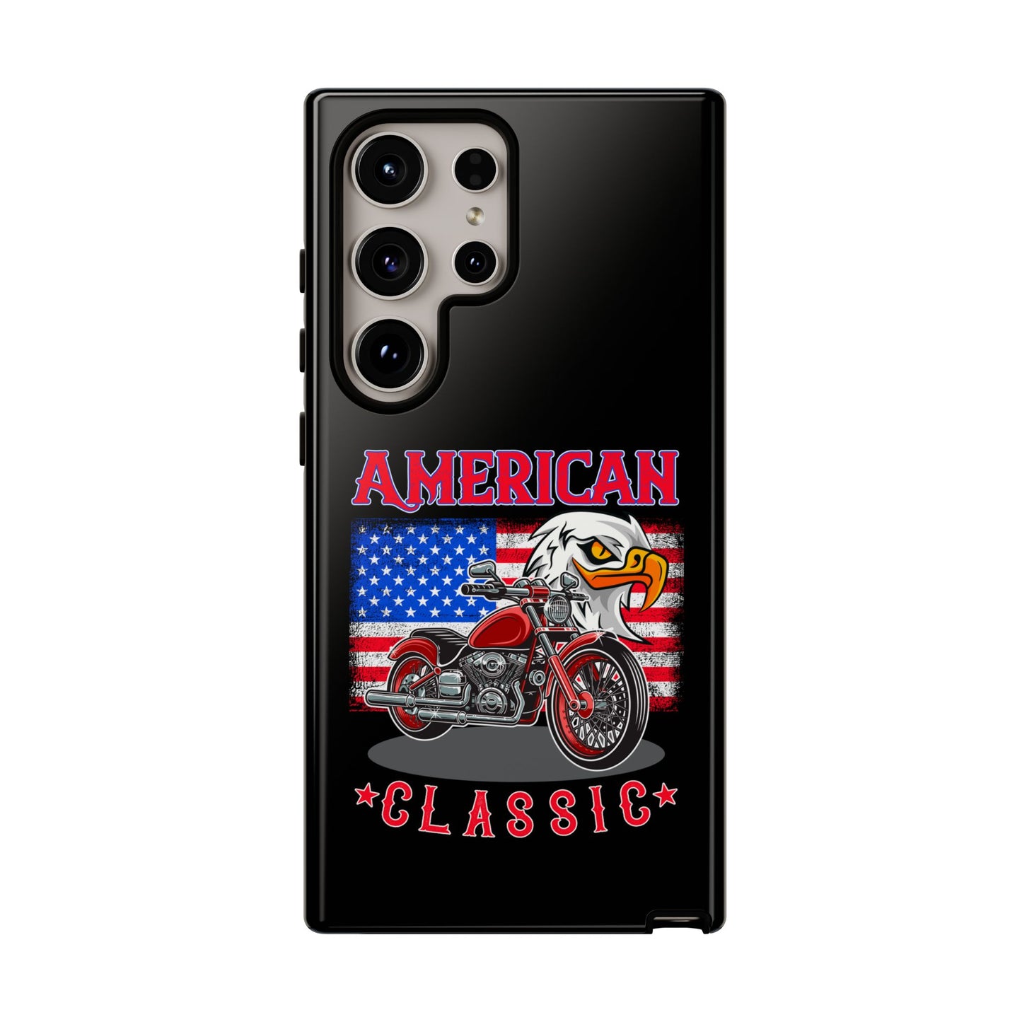 American Classic Motorcycle Phone Case - Tough Protection - iPhone, Samsung Galaxy, Google Pixel