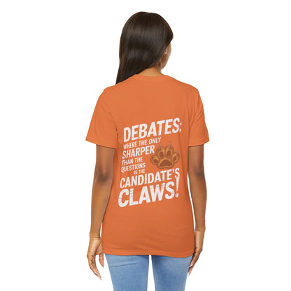 "Debates: Where the Only Thing Sharper Than the Questions is the Candidate's Claws!"