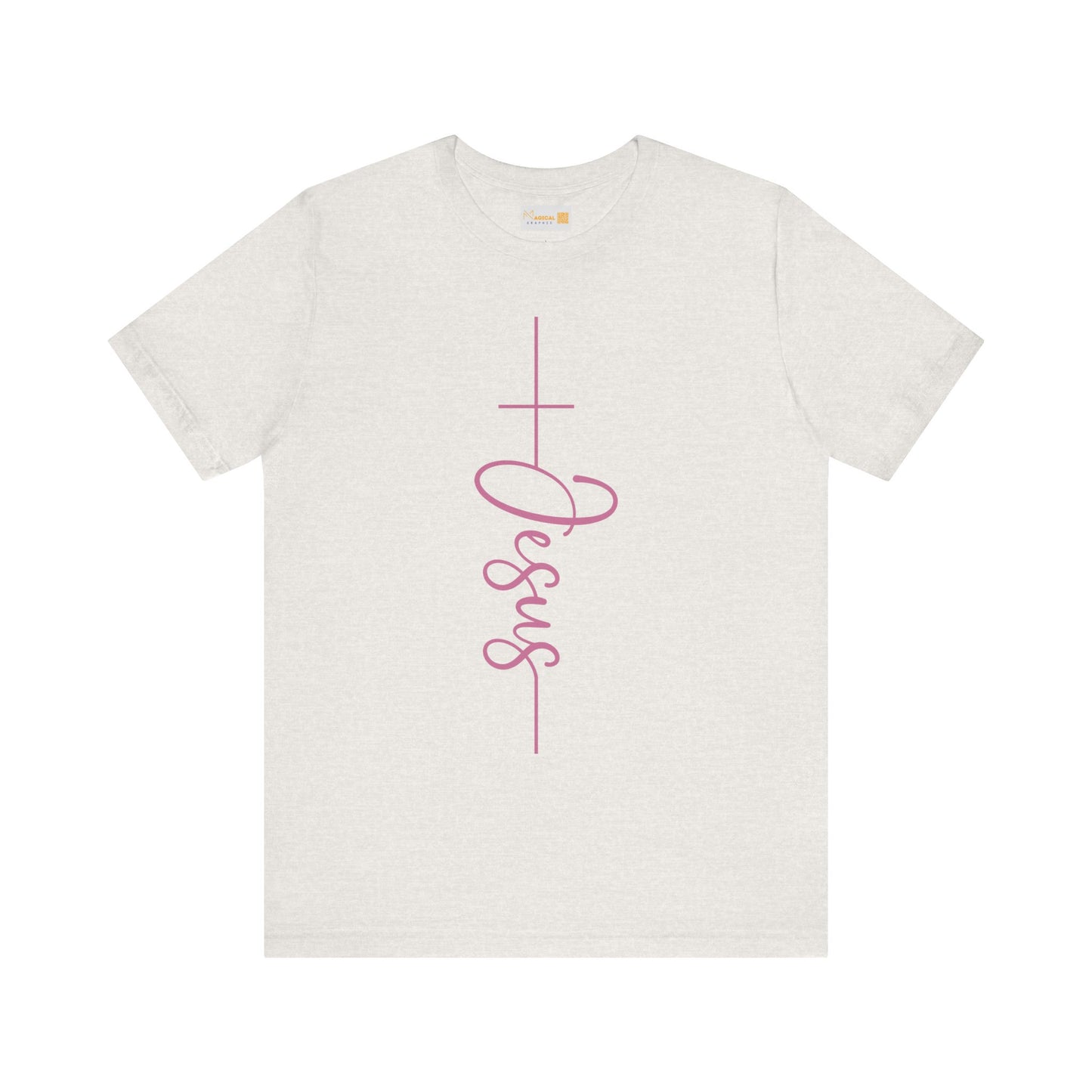 Adult Unisex T-Shirt - Pink "Jesus"