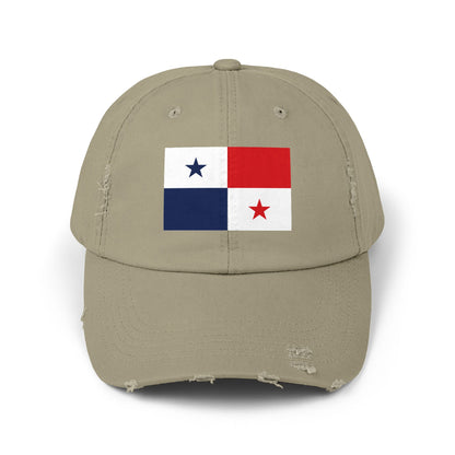 Panama Flag Distressed Cap - Unisex Casual Hat - North America