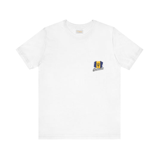 Barbados Flag Jersey Tee - Caribbean