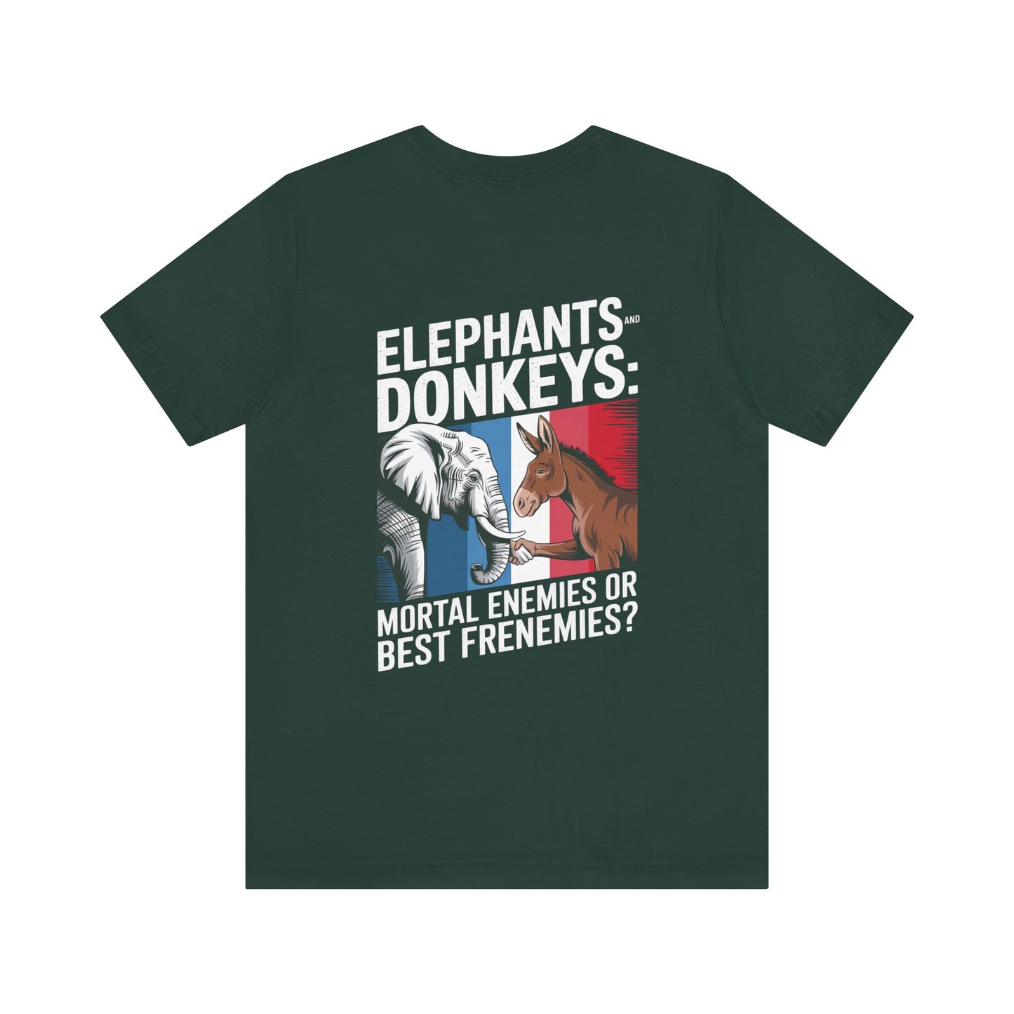 "Elephants and donkeys: Mortal enemies or best frenemies?"