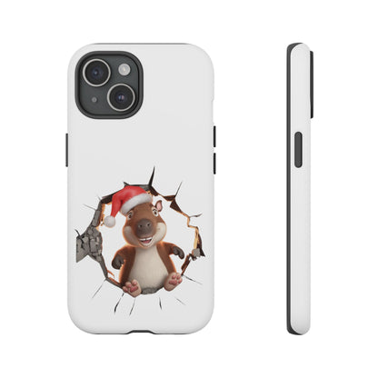 Christmas Capybara Santa Tough Phone Case