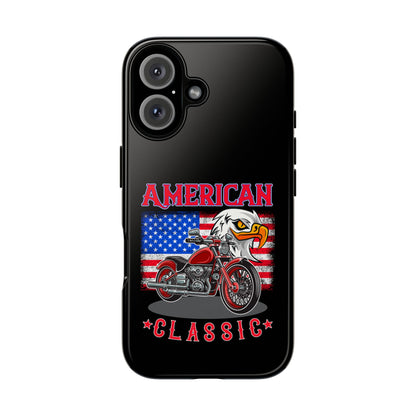 American Classic Motorcycle Phone Case - Tough Protection - iPhone, Samsung Galaxy, Google Pixel