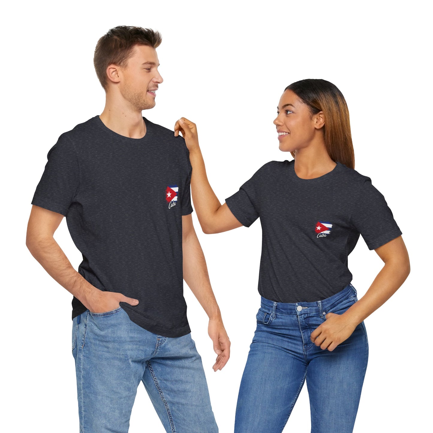 Cuba Flag Unisex Tee - World Flag Collection, Spanish Collection