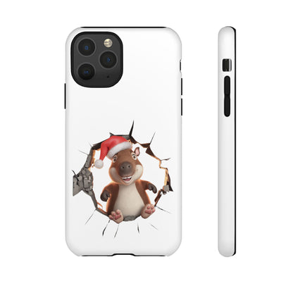 Christmas Capybara Santa Tough Phone Case