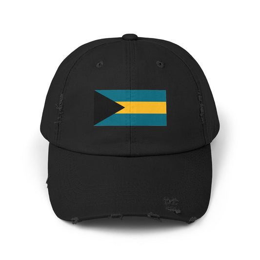 Bahamas Flag Cap - Unisex Casual Hat - Caribbean