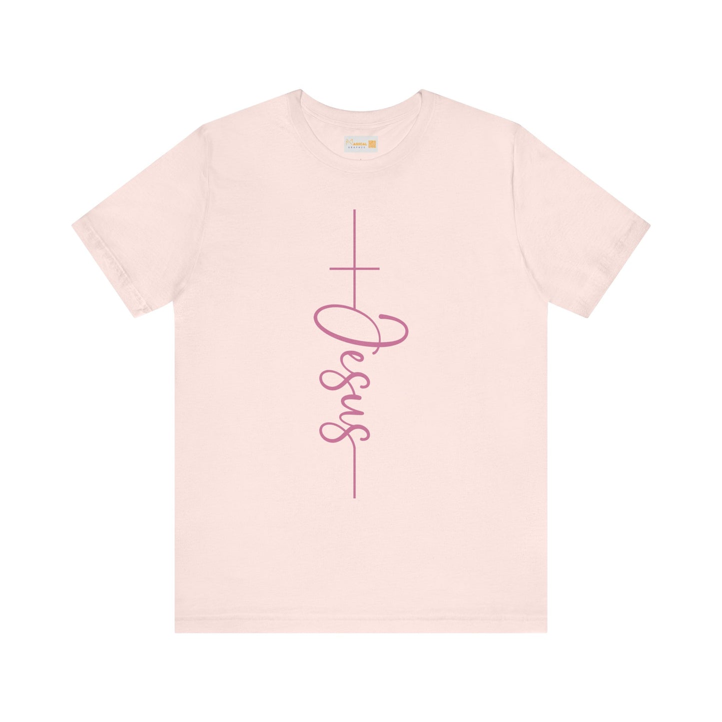 Adult Unisex T-Shirt - Pink "Jesus"