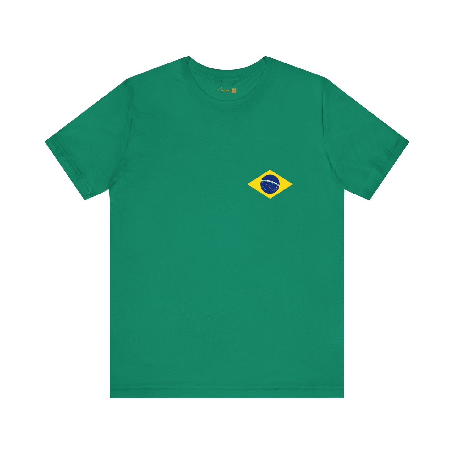 Camiseta Verde - Frente e Costas - Double Side Print