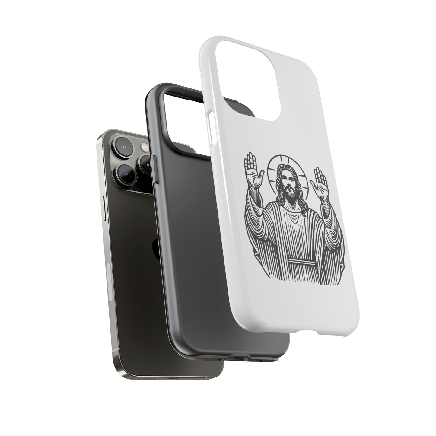 Jesus Phone Case - Simple yet Protective - iPhone- Samsung Galaxy - Google Pixel