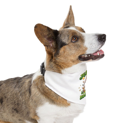 Jesus Me Salva Pet Bandana Collar - Brazilian Faith - 4 Sizes