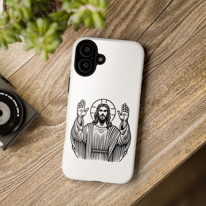 Jesus Phone Case - Simple yet Protective - iPhone- Samsung Galaxy - Google Pixel