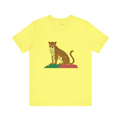 Leopard Print Unisex Jersey Tee - Wildlife Lover's Fashion