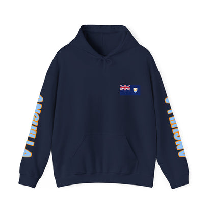 Arguilla Flag Unisex Hoodie - Caribbean - Island Territory