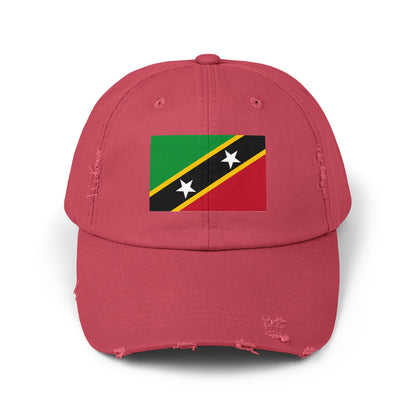 Saint Kitts and Nevis Flag Cap - Unisex Casual Hat - Caribbean