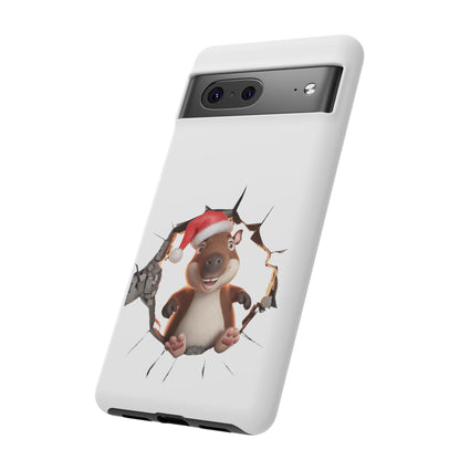 Christmas Capybara Santa Tough Phone Case