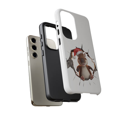 Christmas Capybara Santa Tough Phone Case