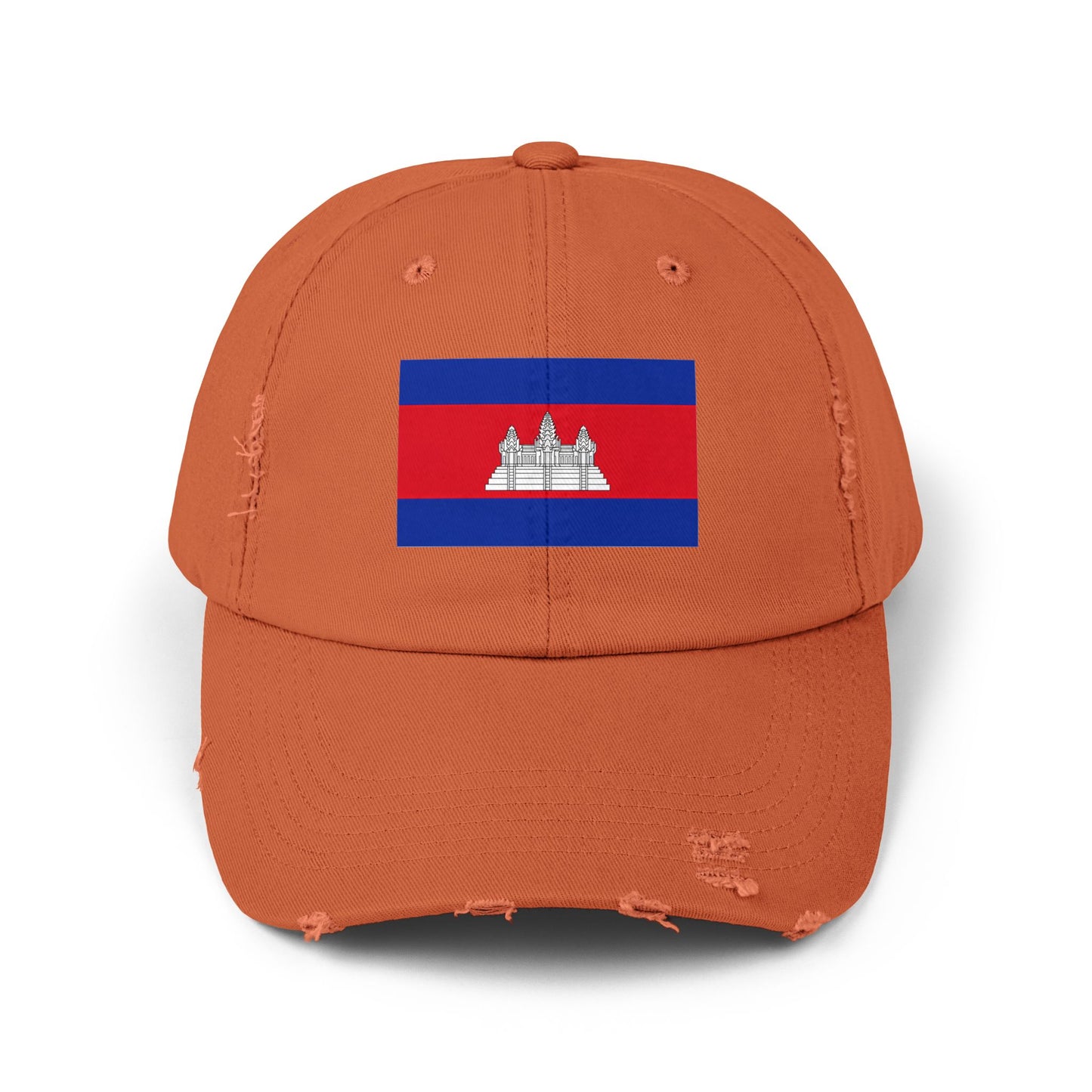 Cambodia Flag Cap - Unisex Casual Hat - Asia