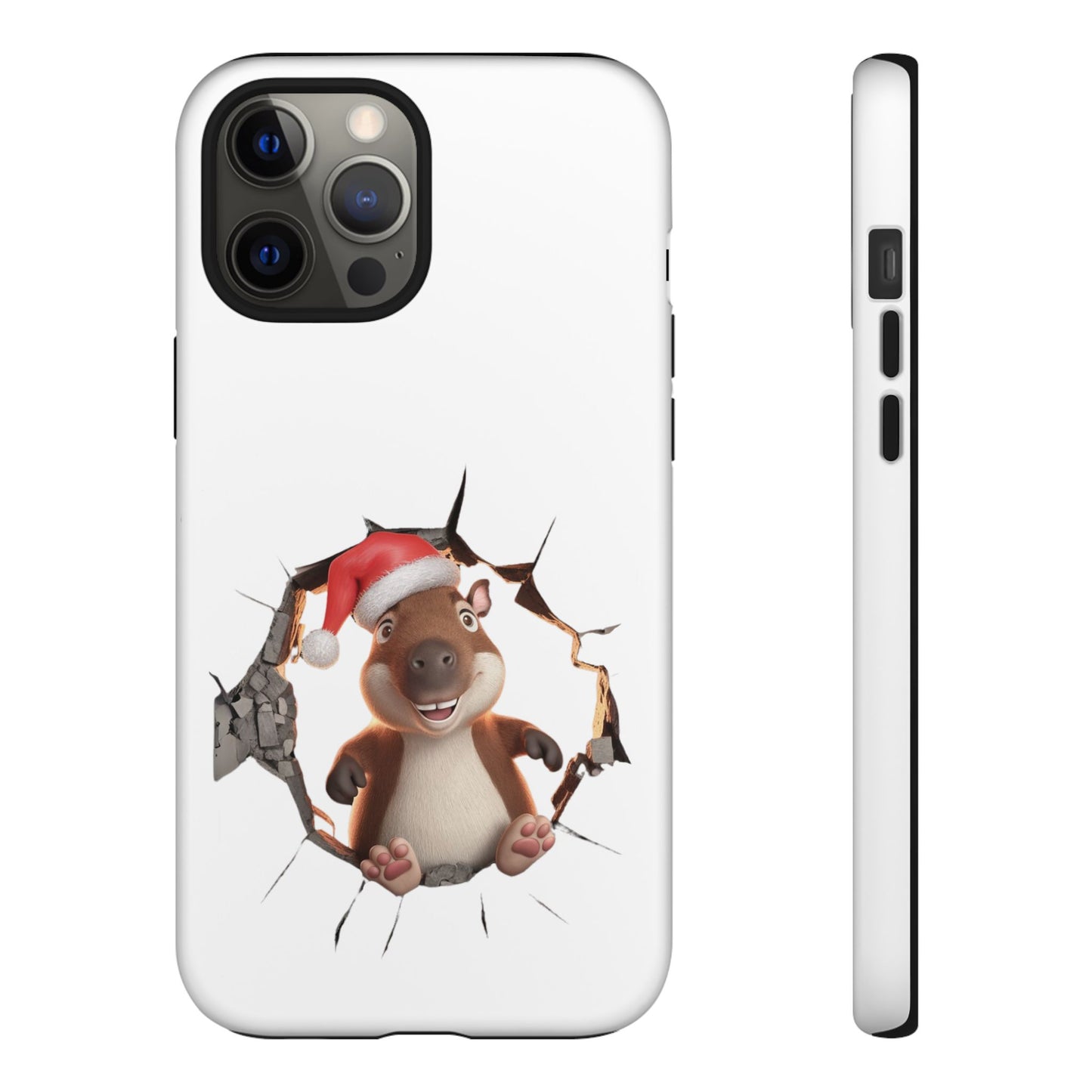 Christmas Capybara Santa Tough Phone Case